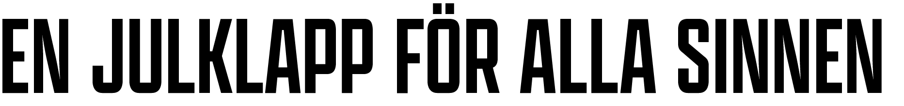 en julklapp för alla sinnen